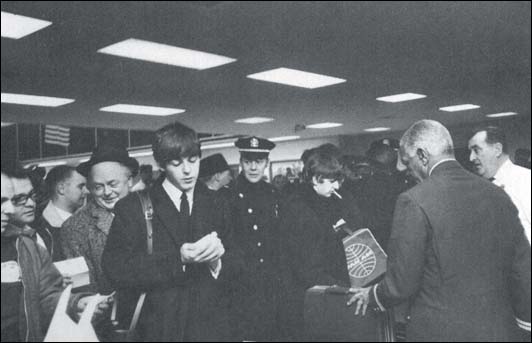 The Beatles Going Through Customs