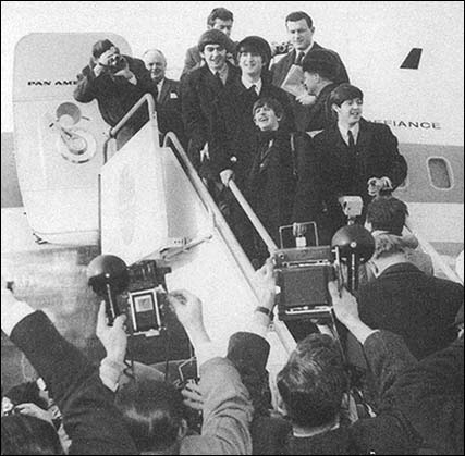 The Beatles Arriving in New York