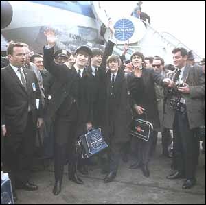 The Beatles Arriving in New York