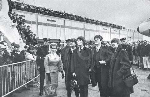 The Beatles Arriving in New York