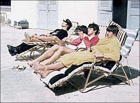 The Beatles First US Visit: Miami: Relaxing