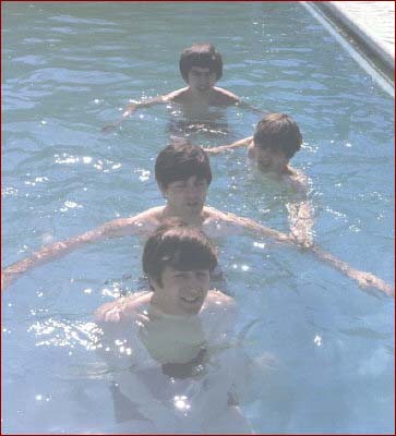 The Beatles First US Visit: Miami: Around the Pool