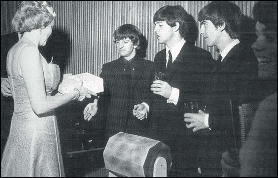 The Beatles at the British Embassy Reception