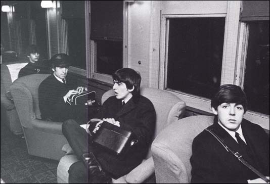 The Beatles on the Train to Washington D.C.