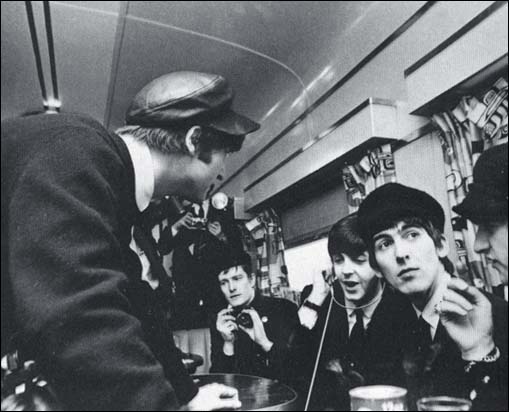 The Beatles on the Train to Washington D.C.