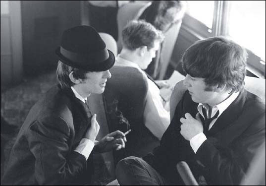 The Beatles on the Train to Washington D.C.