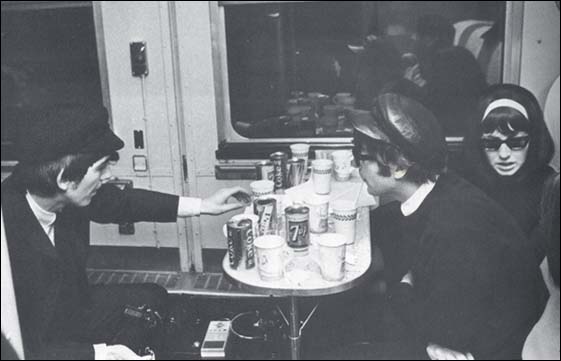 The Beatles on the Train to Washington D.C.