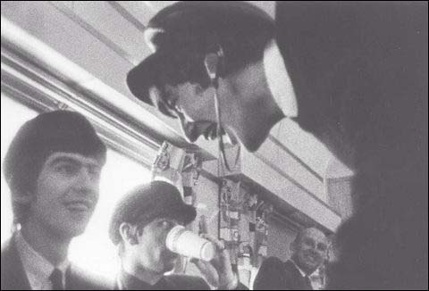 The Beatles on the Train to Washington D.C.