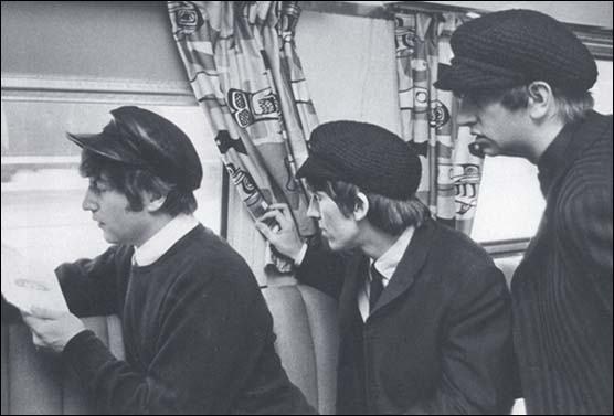The Beatles on the Train to Washington D.C.